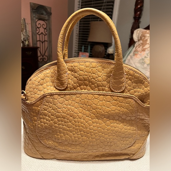 Vintage Talbots Satchel bag , Gold textured - Picture 5 of 7